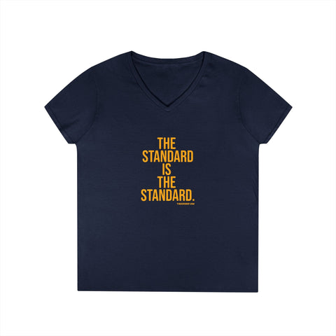 The Standard is the Standard - Ladies' V-Neck T-Shirt V-Neck T-Shirt - YinzerShop