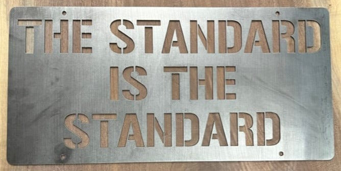 "The Standard is the Standard" Tomlin Pittsburgh Steelers Steel Wall Art Piece Steel Wall Art YinzerShop   