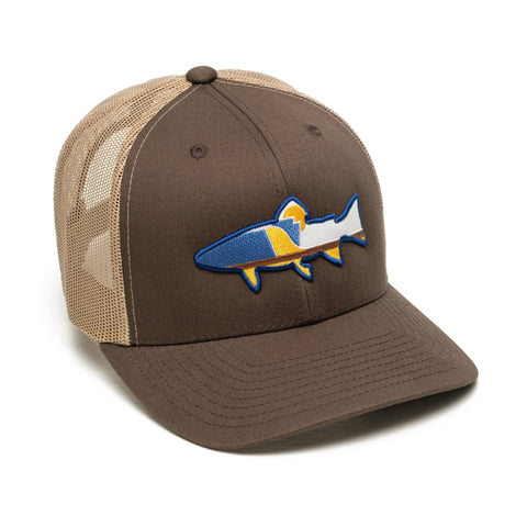 The Youghiogheny: Pennsylvania Hat | Snapback Trucker Trout Patch Hat - YinzerShop