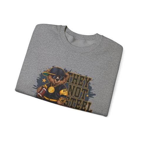 They Not Steel City Bear - Heavy Blend™ Crewneck Sweatshirt Sweatshirt - YinzerShop