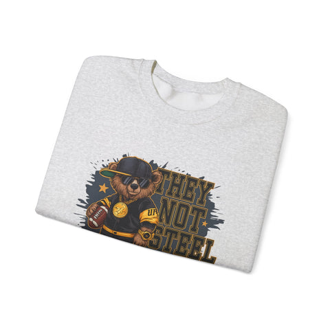 They Not Steel City Bear - Heavy Blend™ Crewneck Sweatshirt Sweatshirt - YinzerShop