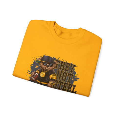 They Not Steel City Bear - Heavy Blend™ Crewneck Sweatshirt Sweatshirt - YinzerShop