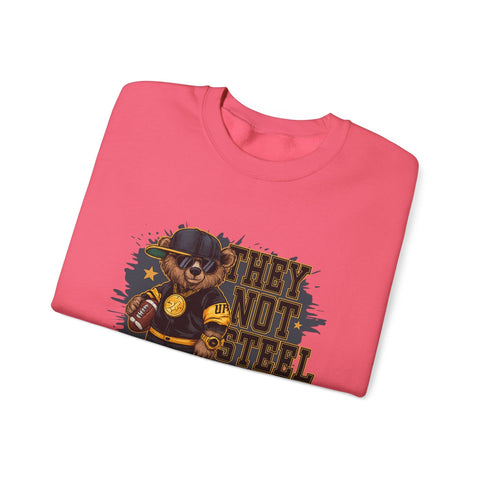 They Not Steel City Bear - Heavy Blend™ Crewneck Sweatshirt Sweatshirt - YinzerShop