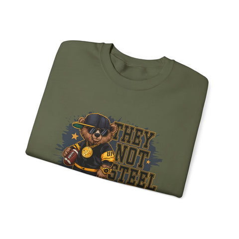 They Not Steel City Bear - Heavy Blend™ Crewneck Sweatshirt Sweatshirt - YinzerShop