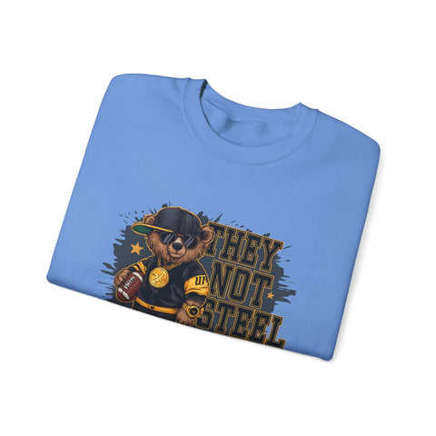 They Not Steel City Bear - Heavy Blend™ Crewneck Sweatshirt Sweatshirt - YinzerShop