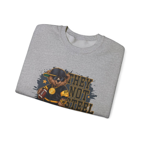 They Not Steel City Bear - Heavy Blend™ Crewneck Sweatshirt Sweatshirt - YinzerShop