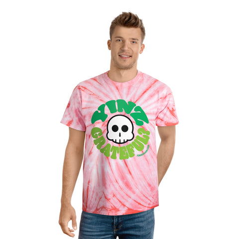 Tie Dye T Shirt Yinz Grateful? Cyclone Pattern Classic Fit Tee T-Shirt - YinzerShop