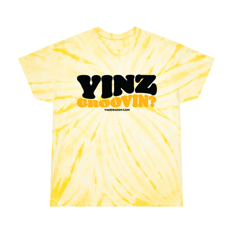 Tie Dye Tee Yinz Groovin? Cyclone Pattern Classic Fit Soft Cotton Shirt T-Shirt - YinzerShop