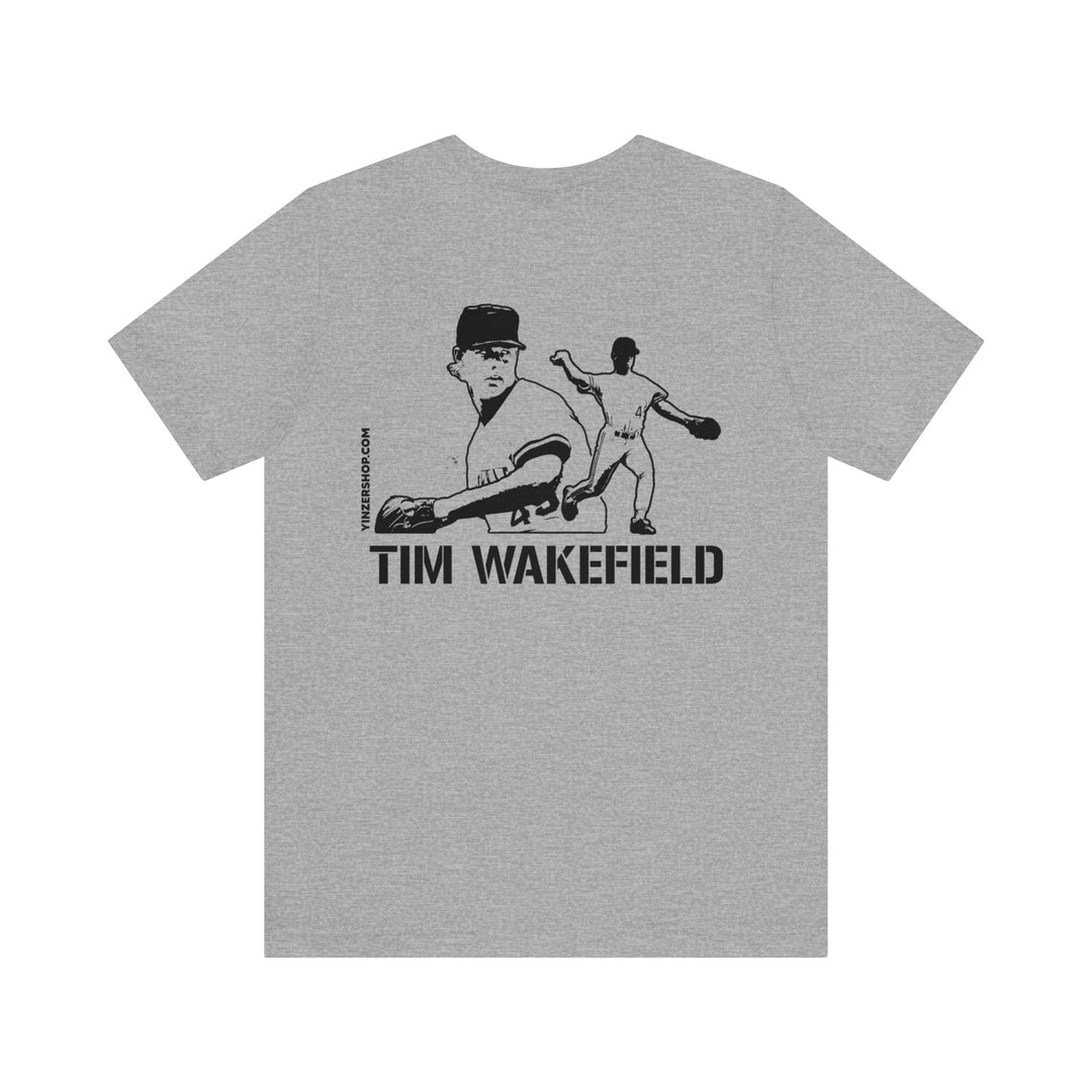 Tim Wakefield Legend Short Sleeve T-Shirt - Back-Printed Graphic Tee T-Shirt Printify   
