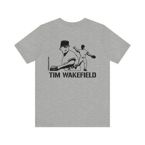 Tim Wakefield Legend Short Sleeve T-Shirt - Back-Printed Graphic Tee T-Shirt Printify   