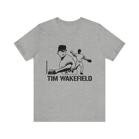 Tim Wakefield Legend T-Shirt - Short Sleeve Tee T-Shirt Printify Athletic Heather S 