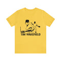 Tim Wakefield Legend T-Shirt - Short Sleeve Tee T-Shirt Printify Yellow S 
