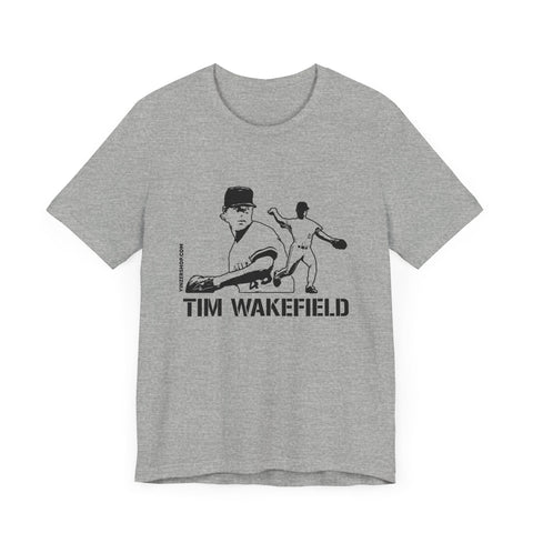 Tim Wakefield Legend T-Shirt - Unisex bella+canvas 3001 Short Sleeve Tee T-Shirt - YinzerShop
