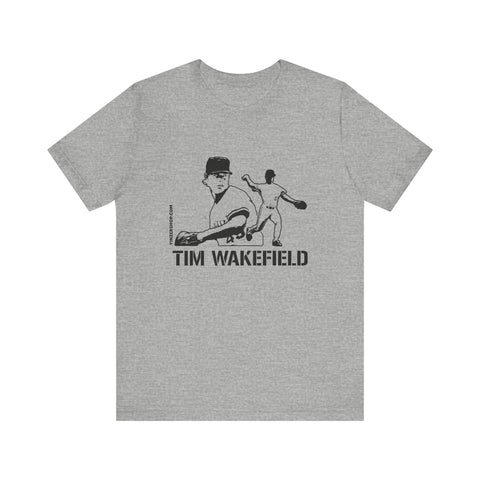 Tim Wakefield Legend T-Shirt - Unisex bella+canvas 3001 Short Sleeve Tee T-Shirt - YinzerShop