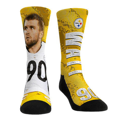 T.J. Watt - Pittsburgh Steelers - Big Player Socks - YinzerShop