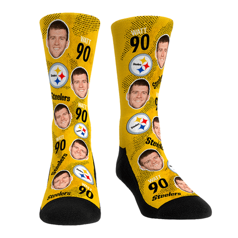 T.J. Watt - Pittsburgh Steelers - Football Guy Socks - YinzerShop