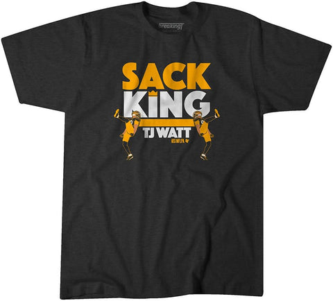 T.J. Watt: Sack King Pittsburgh Steelers-Pro Football - YinzerShop
