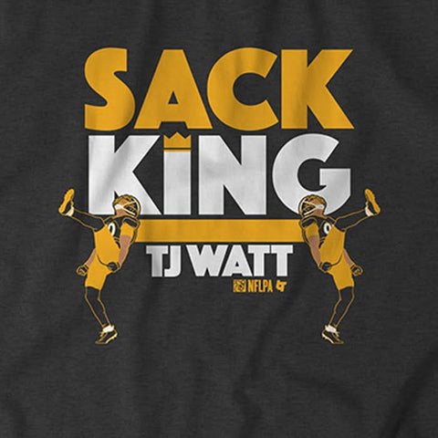 T.J. Watt: Sack King Pittsburgh Steelers-Pro Football - YinzerShop