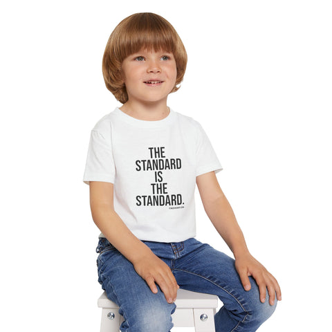 Toddler Cotton T-Shirt - The Standard Classic Fit Kids Cotton Tee by Printify Kids Apparel - YinzerShop