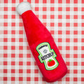 Toni Unleashed Ketchup Bottle Pet Toy | Handmade Durable Dog Chew Toy with Crinkle Sound Pet Toy - YinzerShop