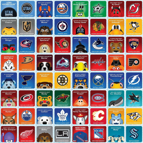 NHL Mascots Matching Game