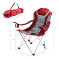 Ohio State Buckeyes - Reclining Camp Chair Chair Picnic Time Family of Brands   