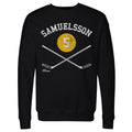 Ulf Samuelsson Crewneck Sweatshirt – Pittsburgh Hockey Fan Apparel, Long Sleeve Cotton Blend Men's Crewneck Sweatshirt - YinzerShop