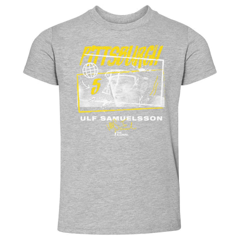 Ulf Samuelsson T-Shirt - Kids Crewneck Short Sleeve Pittsburgh Sports Tee Kids Toddler T-Shirt - YinzerShop