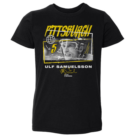 Ulf Samuelsson T-Shirt - Kids Crewneck Short Sleeve Pittsburgh Sports Tee Kids Toddler T-Shirt - YinzerShop