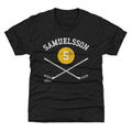 Ulf Samuelsson T-Shirt - Kids Crewneck Tee | Pittsburgh Hockey Short Sleeve Shirt Kids T-Shirt - YinzerShop