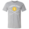 Ulf Samuelsson T-Shirt – Pittsburgh Hockey Shirt | Cotton Crewneck Tee, Regular Fit Men's Cotton T-Shirt - YinzerShop