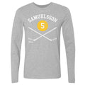 Ulf Samuelsson T-Shirt – Pittsburgh Hockey Shirt | Crewneck Cotton Graphic Tee Men's Long Sleeve T-Shirt - YinzerShop