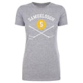 Ulf Samuelsson T-Shirt – Pittsburgh Hockey Shirt With 5 Sticks Graphic Tee Women's T-Shirt - YinzerShop
