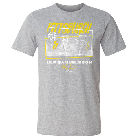 Ulf Samuelsson T-Shirt – Pittsburgh Tones Cotton Crewneck Tee | 500 LEVEL Apparel Men's Cotton T-Shirt - YinzerShop