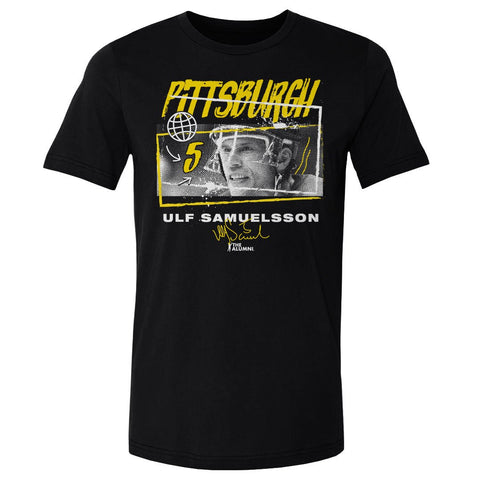 Ulf Samuelsson T-Shirt – Pittsburgh Tones Cotton Crewneck Tee | 500 LEVEL Apparel Men's Cotton T-Shirt - YinzerShop