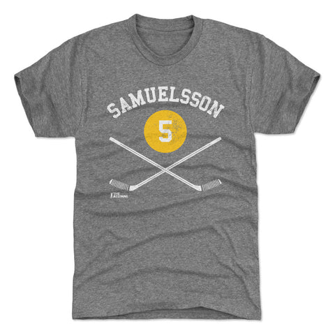 Ulf Samuelsson T-Shirt – Slim Fit Pittsburgh Hockey Tee | Crewneck Short Sleeve Men's Premium T-Shirt - YinzerShop