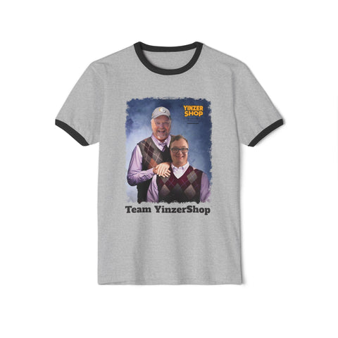 Unisex Cotton Ringer Team YinzerShop Step Family Photo Classic Fit Shirt T-Shirt - YinzerShop
