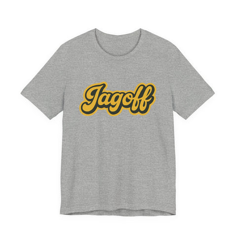 Unisex Jersey Tee Jagoff Retro - Soft Cotton Short Sleeve Shirt Bella Canvas T-Shirt - YinzerShop