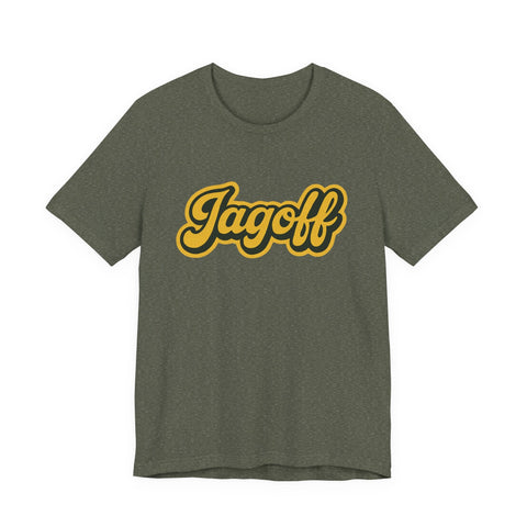 Unisex Jersey Tee Jagoff Retro - Soft Cotton Short Sleeve Shirt Bella Canvas T-Shirt - YinzerShop