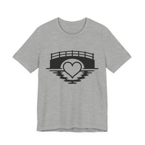 Unisex Jersey Tee - Love the 'Burgh Bella Canvas Tee | Soft Cotton, Retail Fit Shirt T-Shirt - YinzerShop