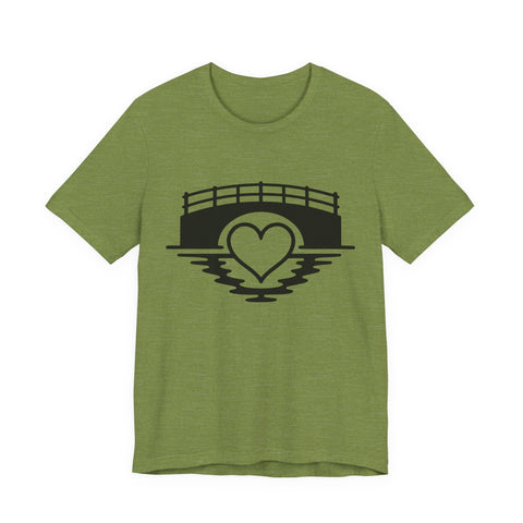Unisex Jersey Tee - Love the 'Burgh Bella Canvas Tee | Soft Cotton, Retail Fit Shirt T-Shirt - YinzerShop