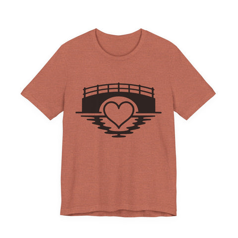 Unisex Jersey Tee - Love the 'Burgh Bella Canvas Tee | Soft Cotton, Retail Fit Shirt T-Shirt - YinzerShop