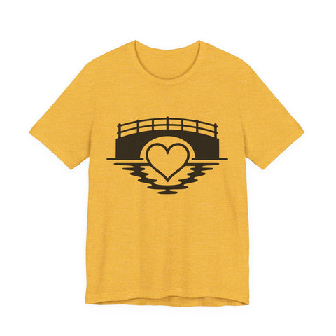 Unisex Jersey Tee - Love the 'Burgh Bella Canvas Tee | Soft Cotton, Retail Fit Shirt T-Shirt - YinzerShop