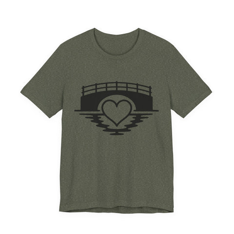 Unisex Jersey Tee - Love the 'Burgh Bella Canvas Tee | Soft Cotton, Retail Fit Shirt T-Shirt - YinzerShop