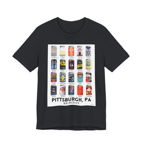 Unisex Jersey Tee - Pittsburgh Breweries Classic Fit Bella Canvas T-Shirt T-Shirt - YinzerShop