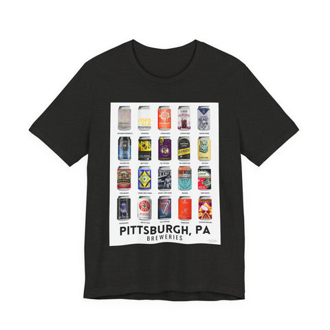Unisex Jersey Tee - Pittsburgh Breweries Classic Fit Bella Canvas T-Shirt T-Shirt - YinzerShop