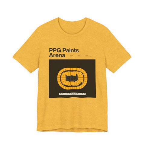 Unisex Jersey Tee - PPG Paints Arena Short Sleeve Shirt | Soft Cotton & Retail Fit T-Shirt - YinzerShop