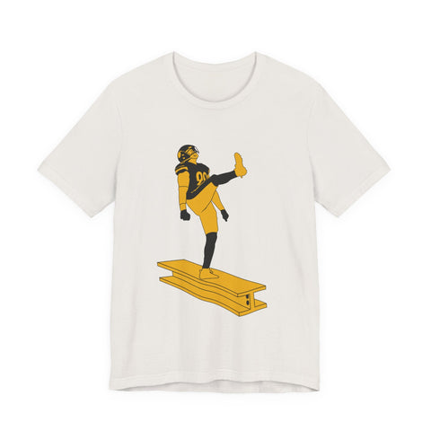 Unisex Jersey Tee - The Kick | Soft Cotton Tee, Classic Fit T Shirt, Breathable Casual Wear T-Shirt - YinzerShop