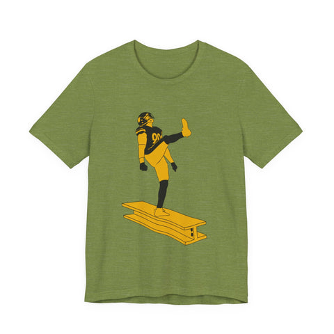 Unisex Jersey Tee - The Kick | Soft Cotton Tee, Classic Fit T Shirt, Breathable Casual Wear T-Shirt - YinzerShop