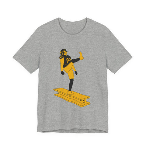 Unisex Jersey Tee - The Kick | Soft Cotton Tee, Classic Fit T Shirt, Breathable Casual Wear T-Shirt - YinzerShop